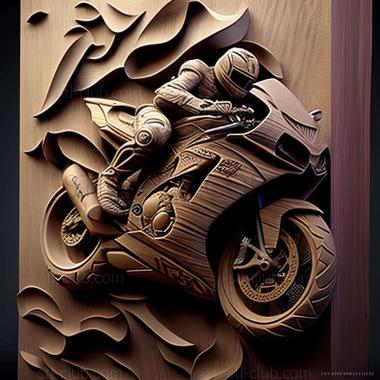 3D мадэль Yamaha YZF R1 2009 (STL)